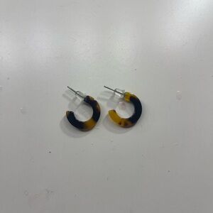 Brown Hoop Earrings
